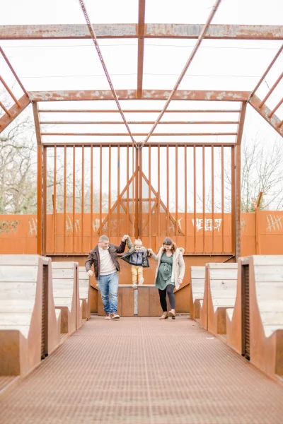 bois escaliers planche passerelle gris